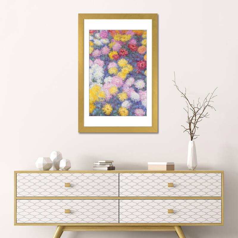 iCanvas "Chrysanthemums, 1897 " by Claude Bed Bath & Beyond